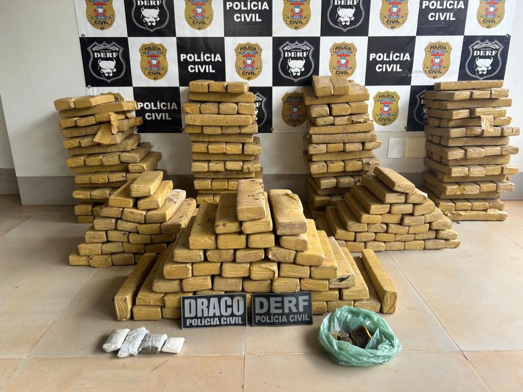Polícia Civil prende faccionado e apreende 305 tabletes de maconha enterrados nos fundos de imóvel - 